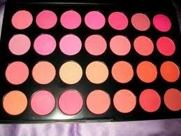 paleta blusher 28 cores